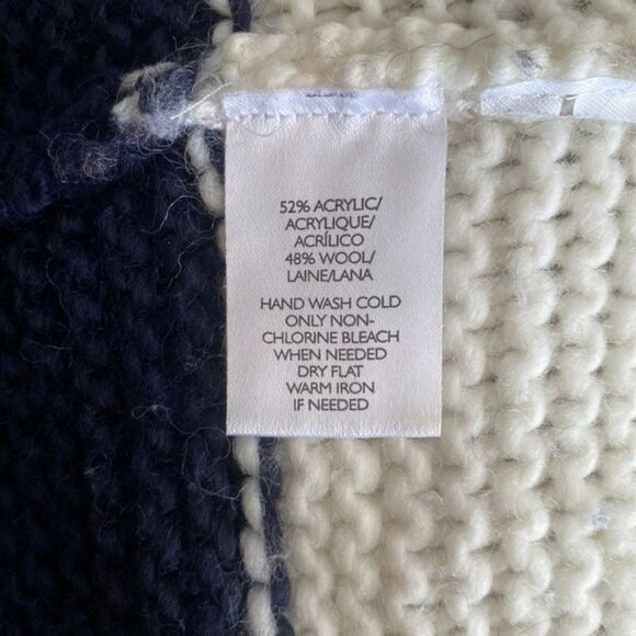 NEW Ann Taylor LOFT Blue Kimono Tie Cardigan sz S - Picture 4 of 5